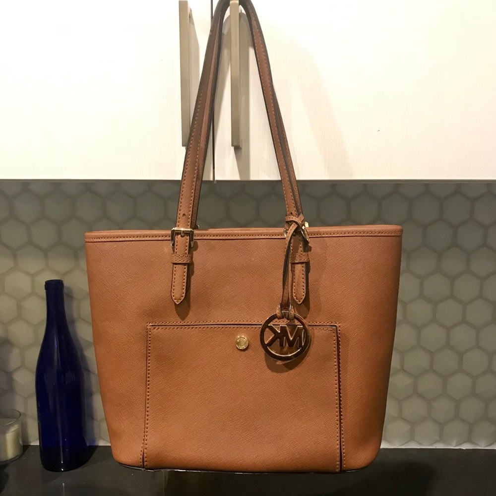 Michael Kors Camel Leather Bag